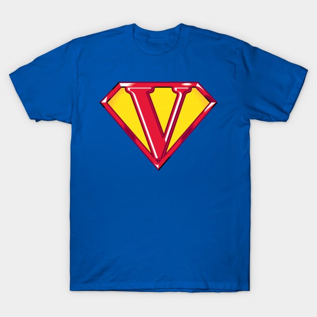 Super V T-Shirt by detective651